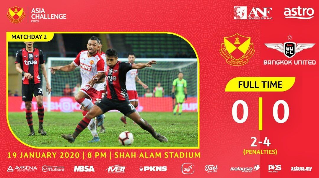 Selangor vs True Bangkok United, Asia Challenge, 19012020