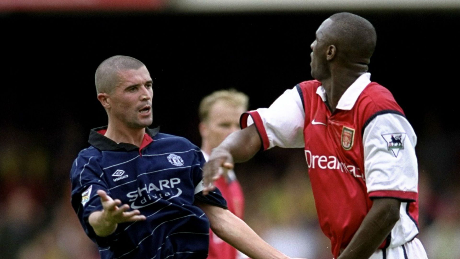Roy Keane Manchester United Patrick Vieira Arsenal 1999