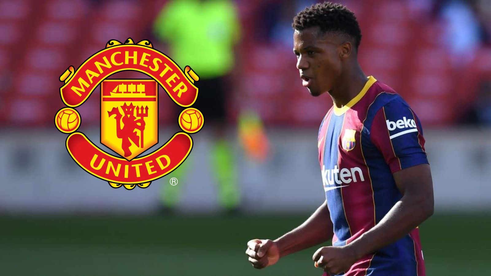 Ansu Fati Man Utd GFX