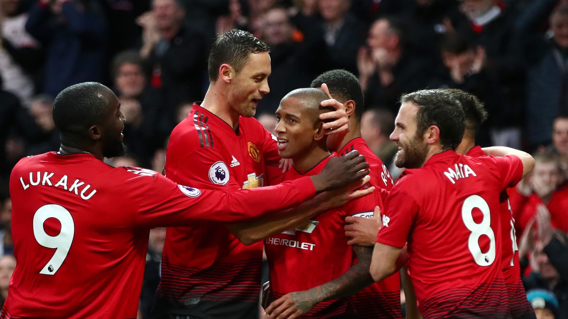 Ashley Young Manchester United Fulham