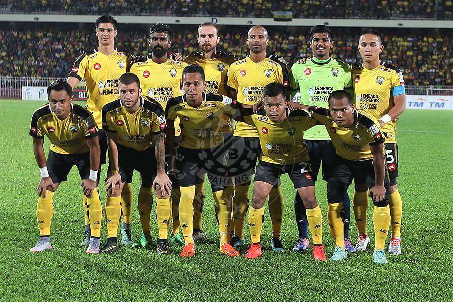 Perak first eleven against Pahang 21/1/2017