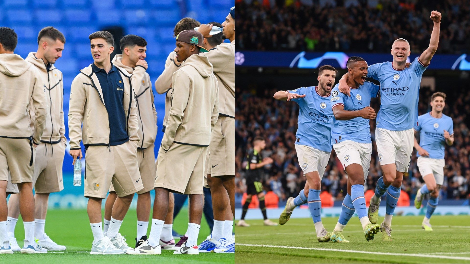 Barcelona, Manchester City GFX