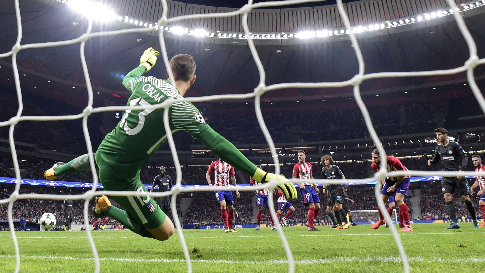 Oblak, Atletico - Chelsea, Champions League, 09272017