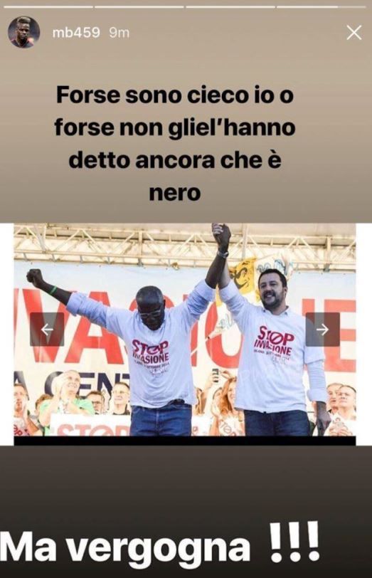 Balotelli Salvini - Instagram