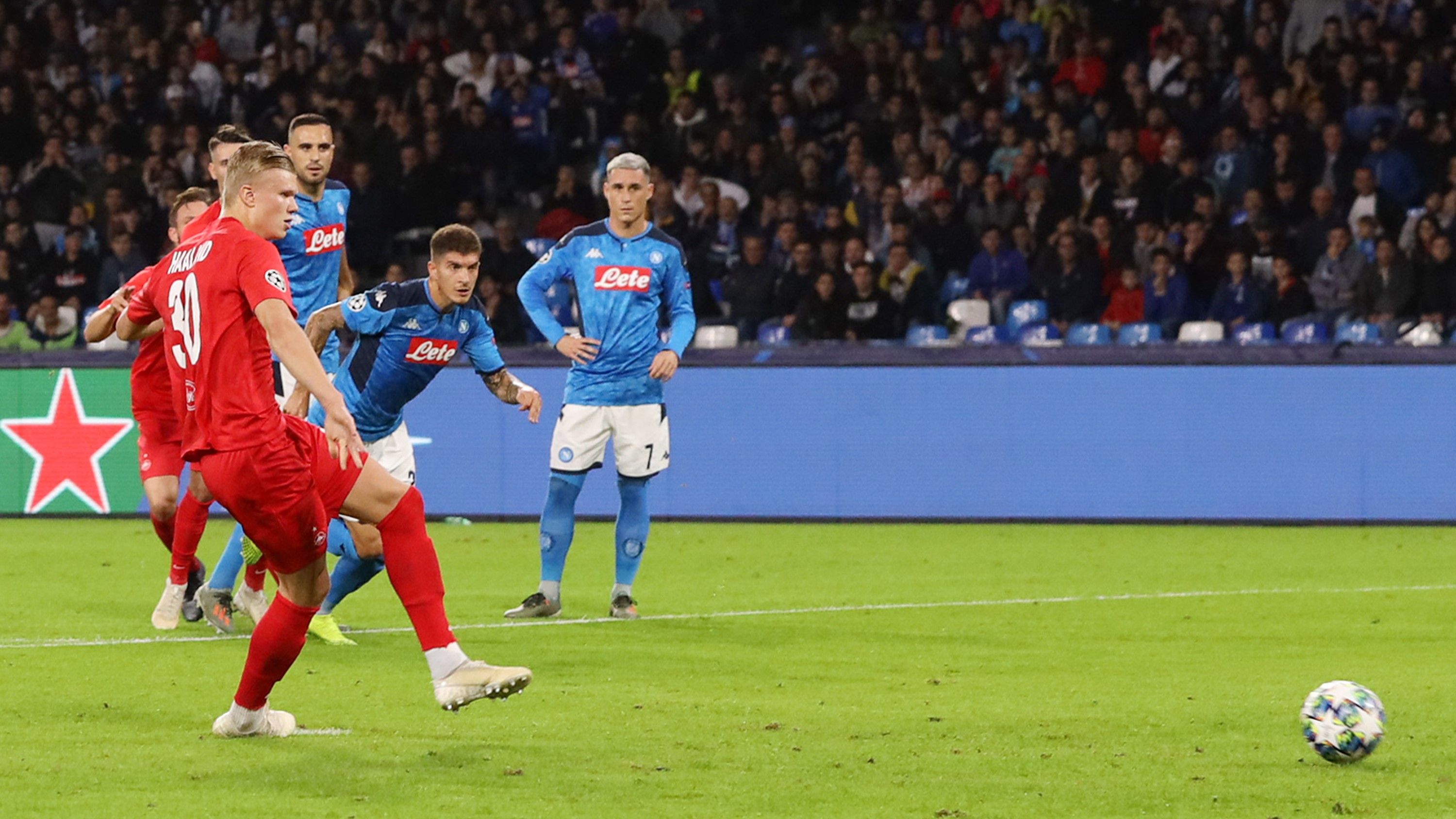 Napoli Red Bull Salzburg Champions League Haaland