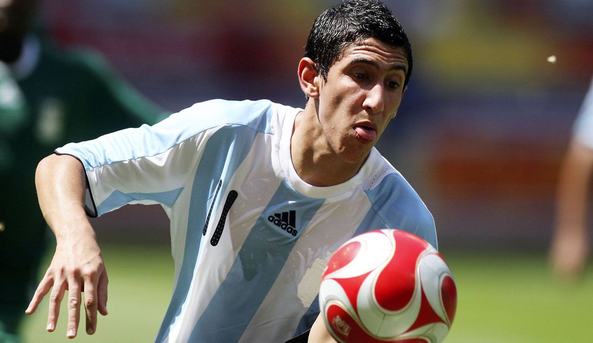 ONLY GERMANY Angel Di Maria Argentina Olympics 2008
