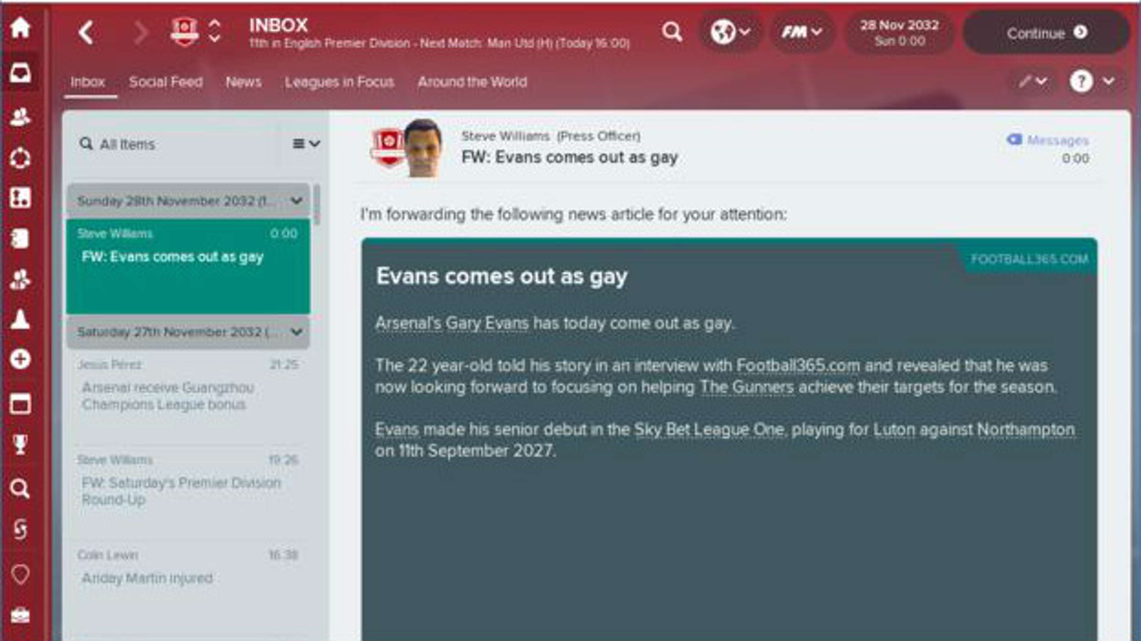 Football Manager 18 Gay Player