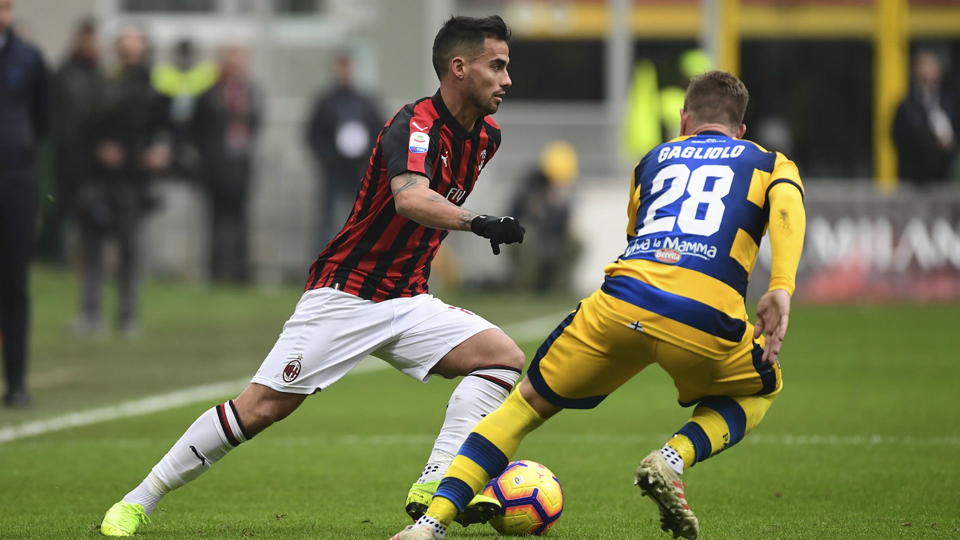 Suso Riccardo Gagliolo Milan Parma