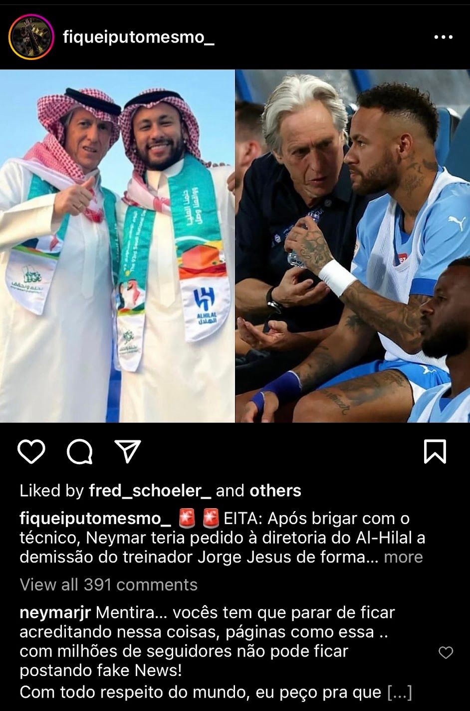 Neymar Instagram