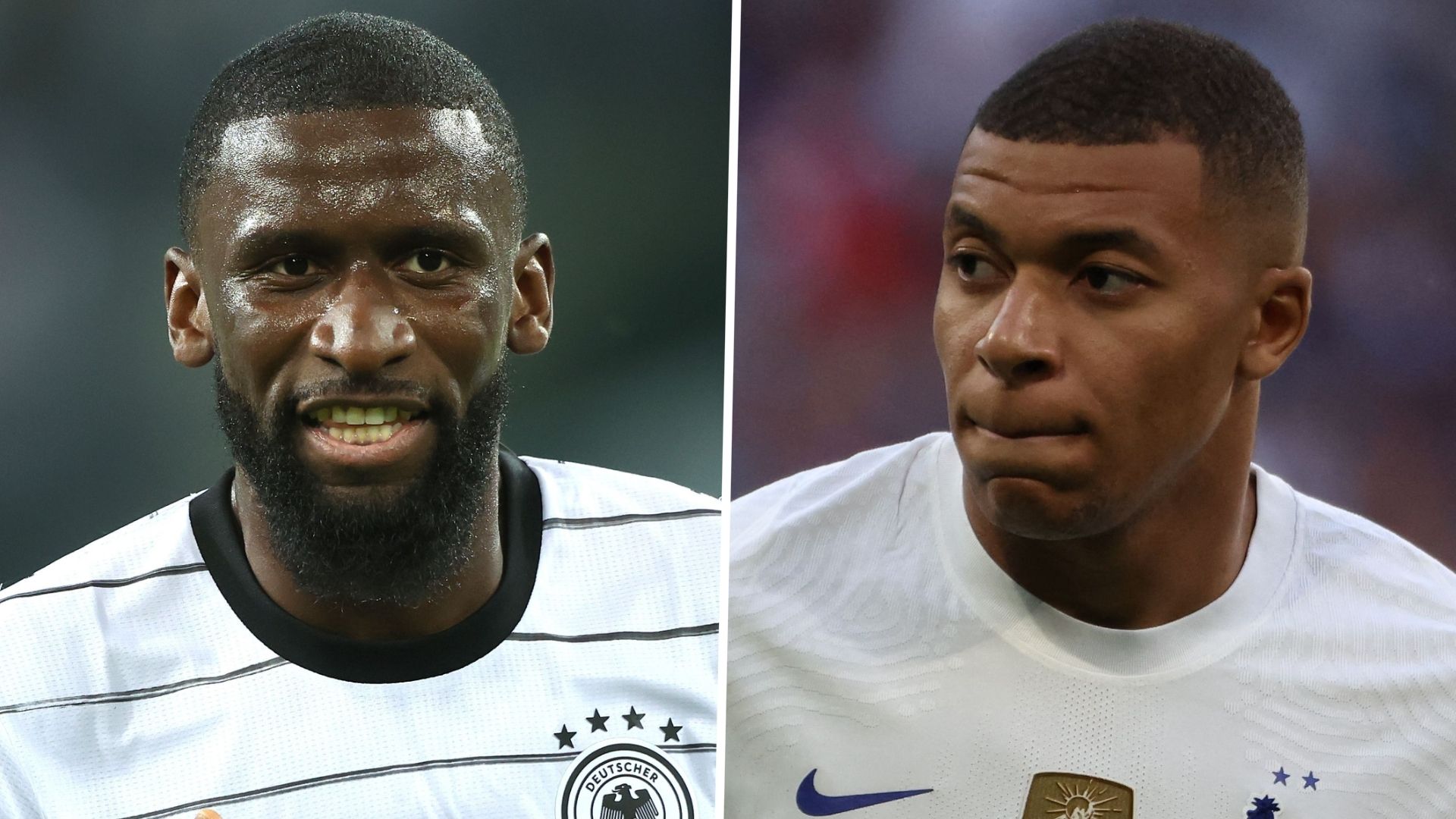 Antonio Rudiger Kylian Mbappe