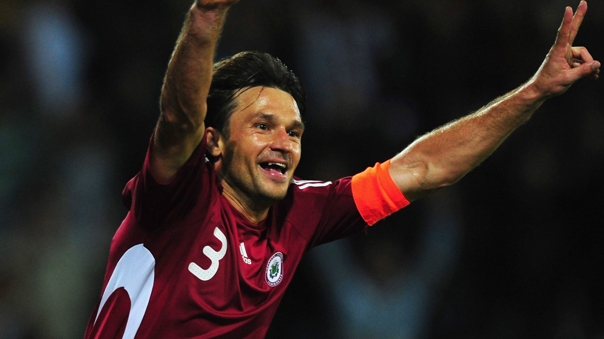 Most capped Europeans Vitlijs Astafjevs