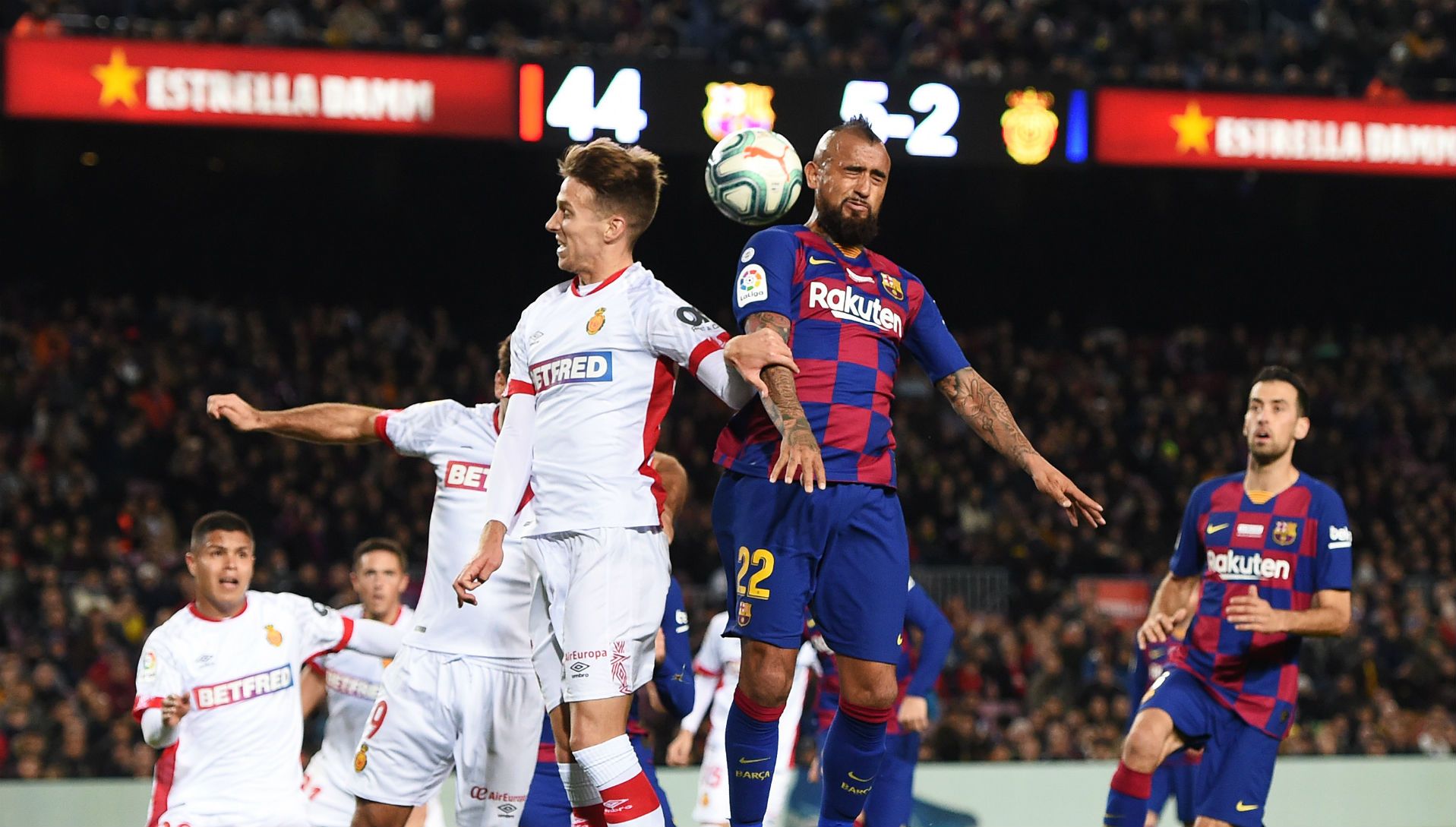 071219 Barcelona Mallorca Josep Señé Arturo Vidal