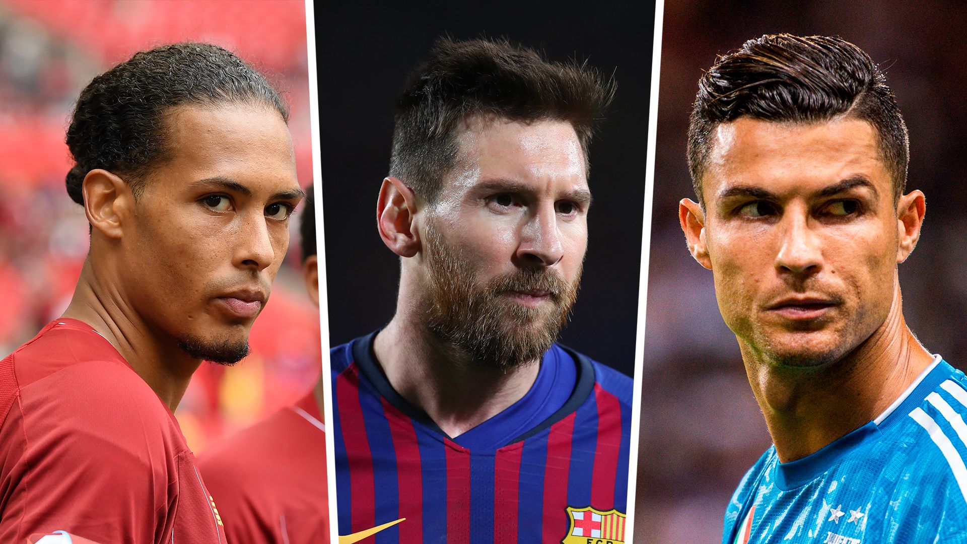 Van Dijk Messi Ronaldo split