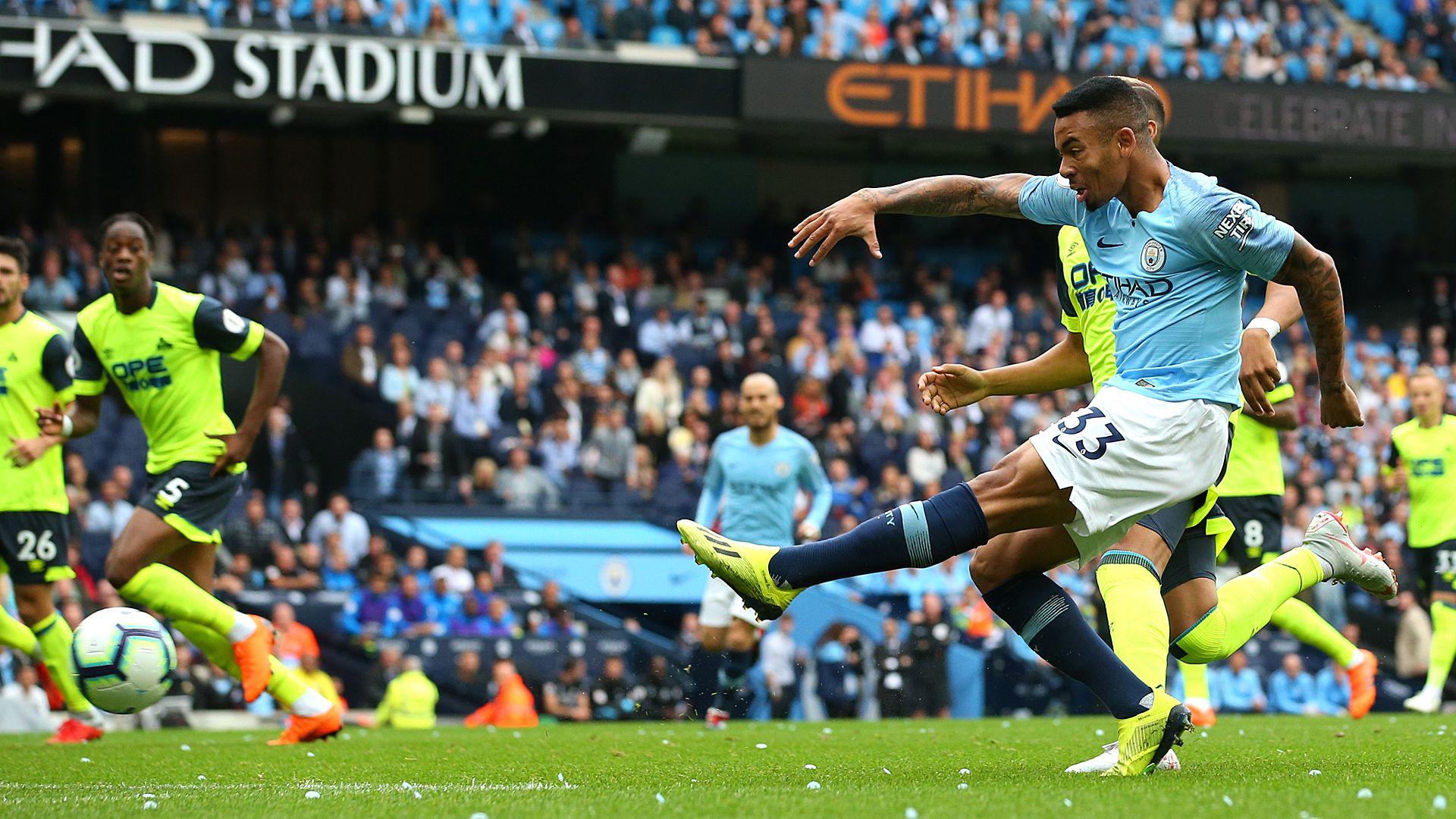 Gabriel Jesus Manchester City Huddersfield