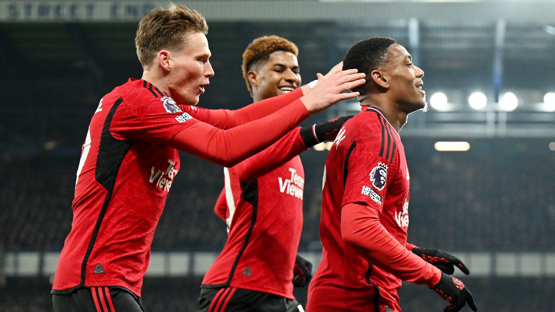 Scott McTominay Marcus Rashford Anthony Martial Manchester United 2023-24
