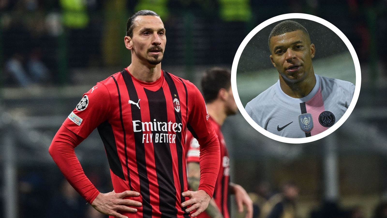 Zlatan Ibrahimović, Kylian Mbappé 