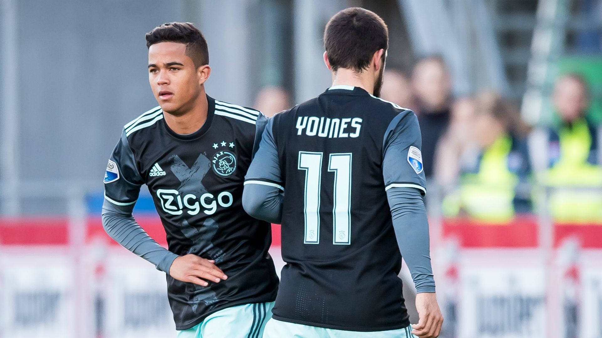 Justin Kluivert, Amin Younes, PEC Zwolle vs. Ajax, 01152017