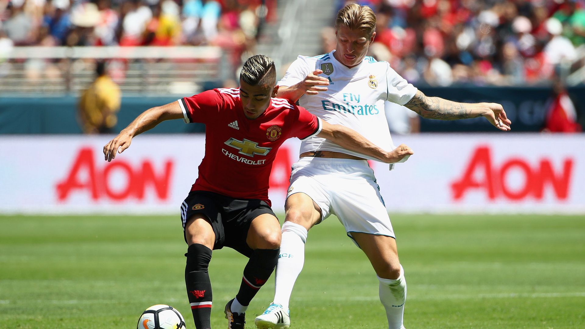 Pareira, Toni Kroos, Manchester United - Real Madrid, ICC, 02082017