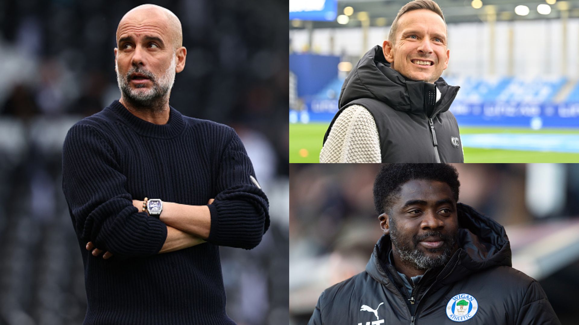 Pep Guardiola Pep Lijnders Kolo Toure Man City 2025