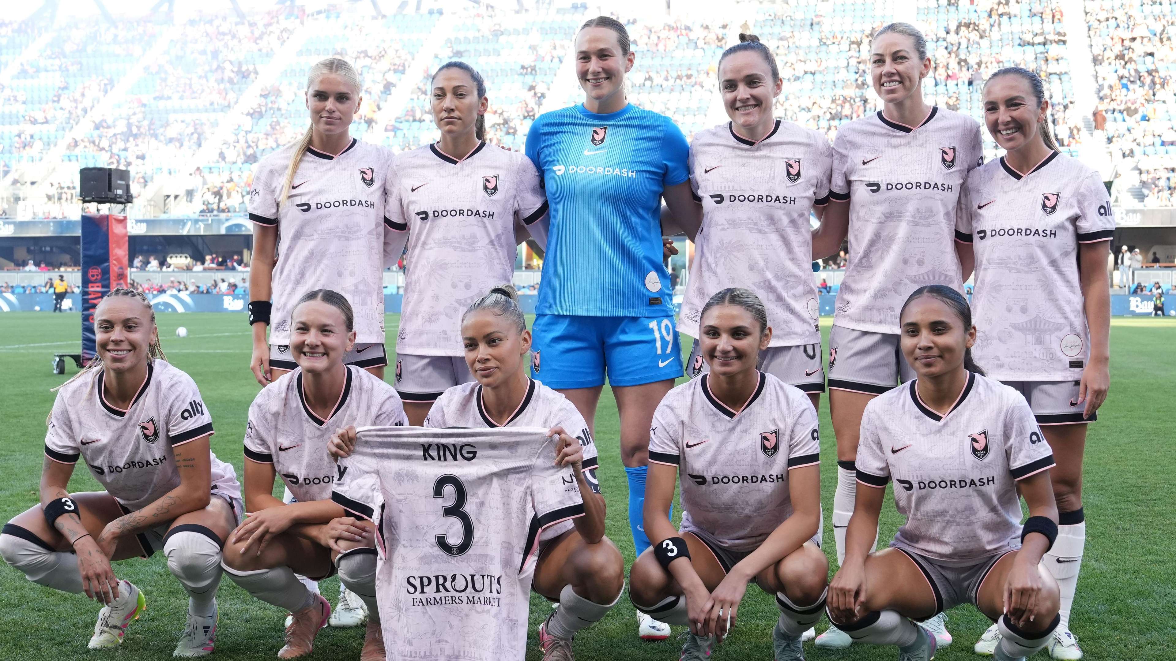 Savy King jersey tribute Angel City