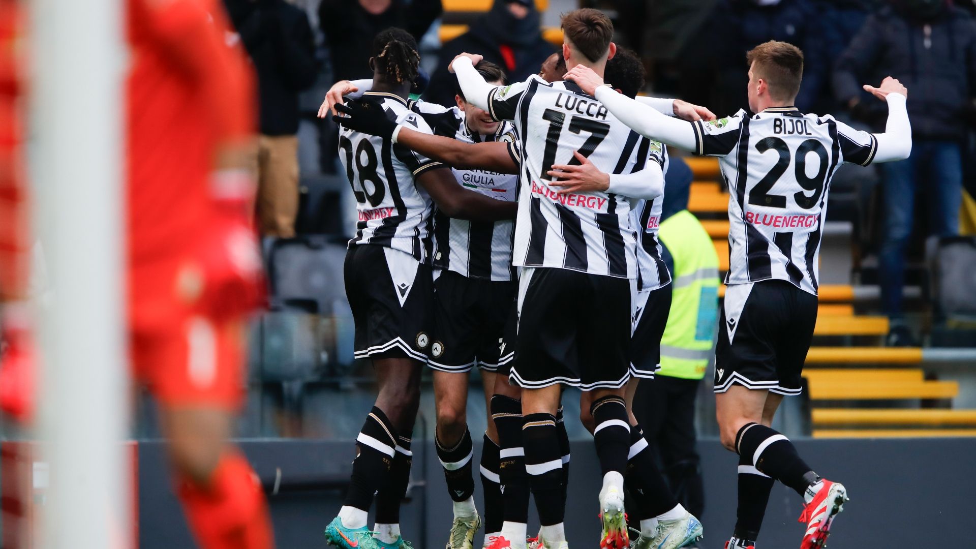 Udinese esultanza 2025