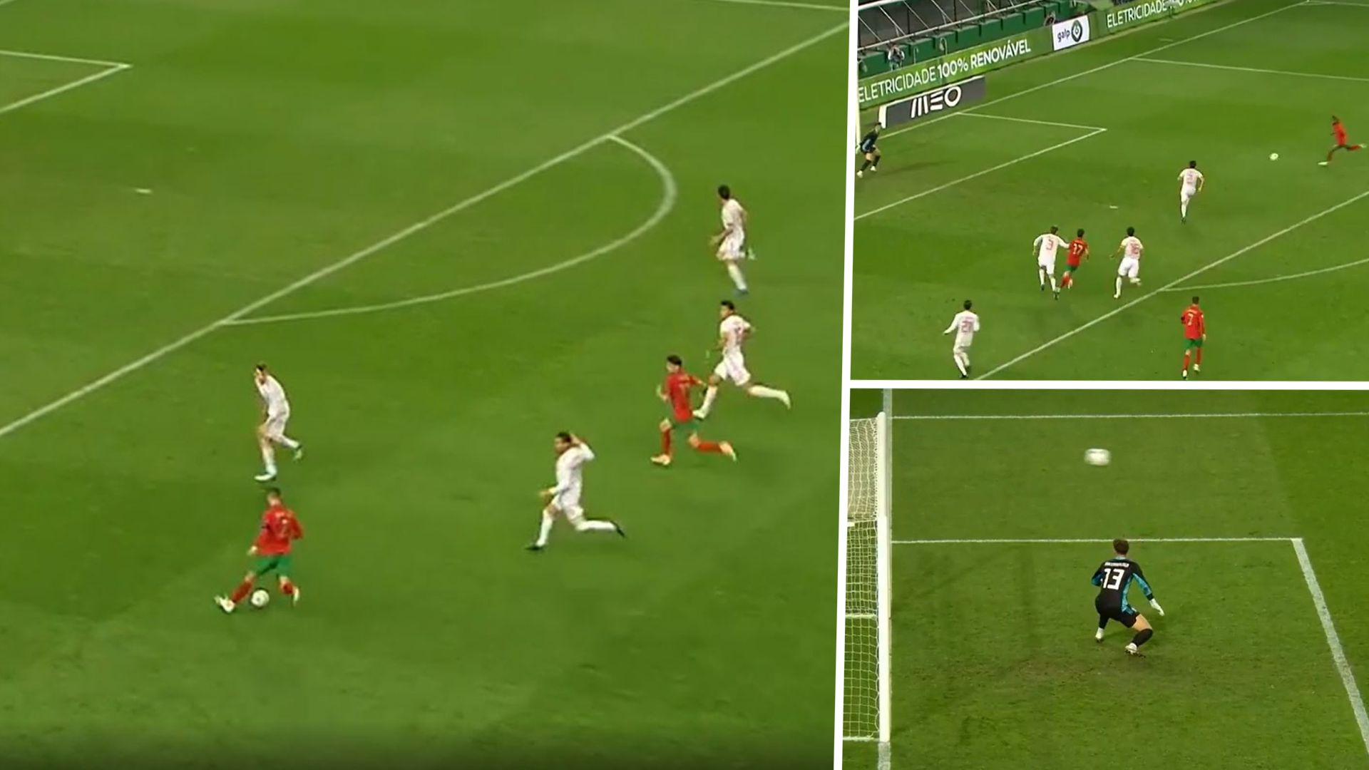 CRISTIANO RONALDO RENATO SANCHES GFX PORTUGAL SPANIEN