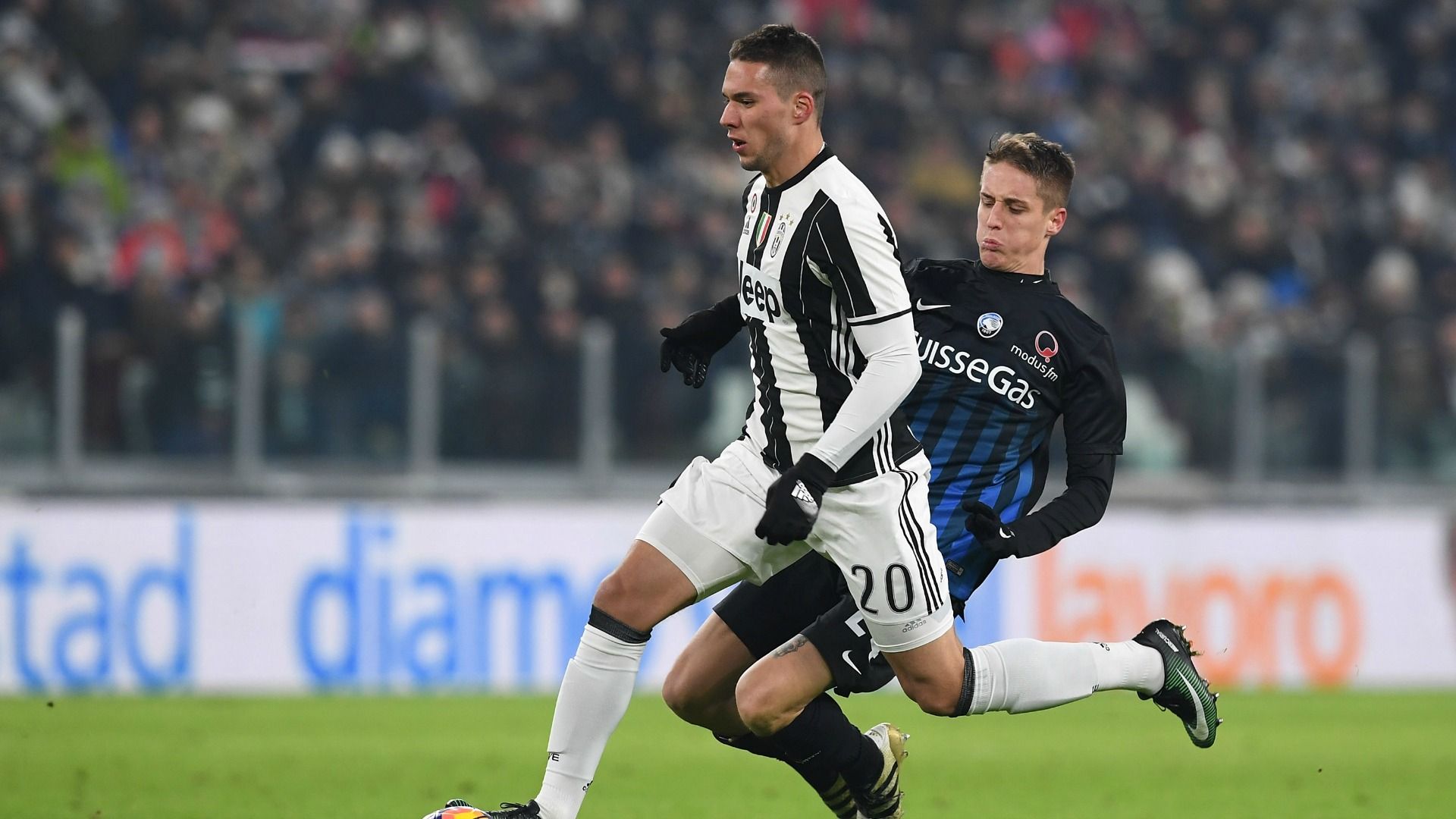 Marko Pjaca Andrea Conti Juventus Atalanta Coppa Italia