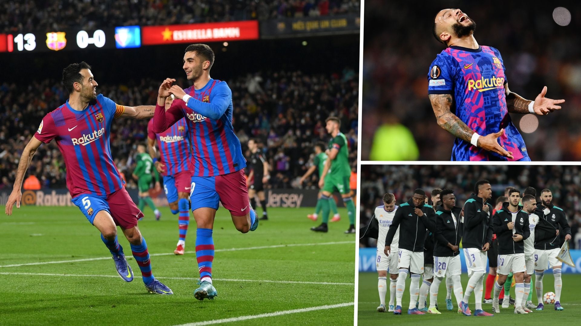 Ferran Torres, Memphis Depay, Real Madrid GFX