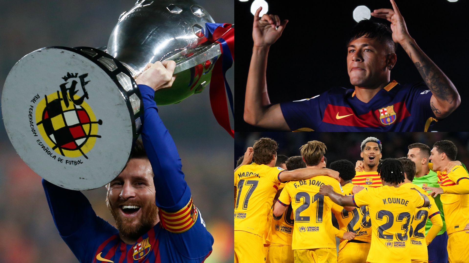 Lionel Messi Neymar Barcelona title