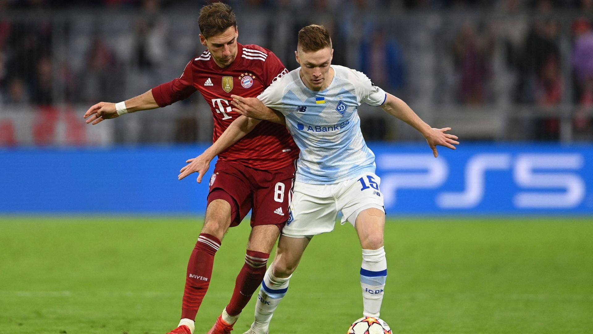 Leon Goretzka Viktor Tsyhankov FC Bayern Dynamo Kiev Champions League 29092021