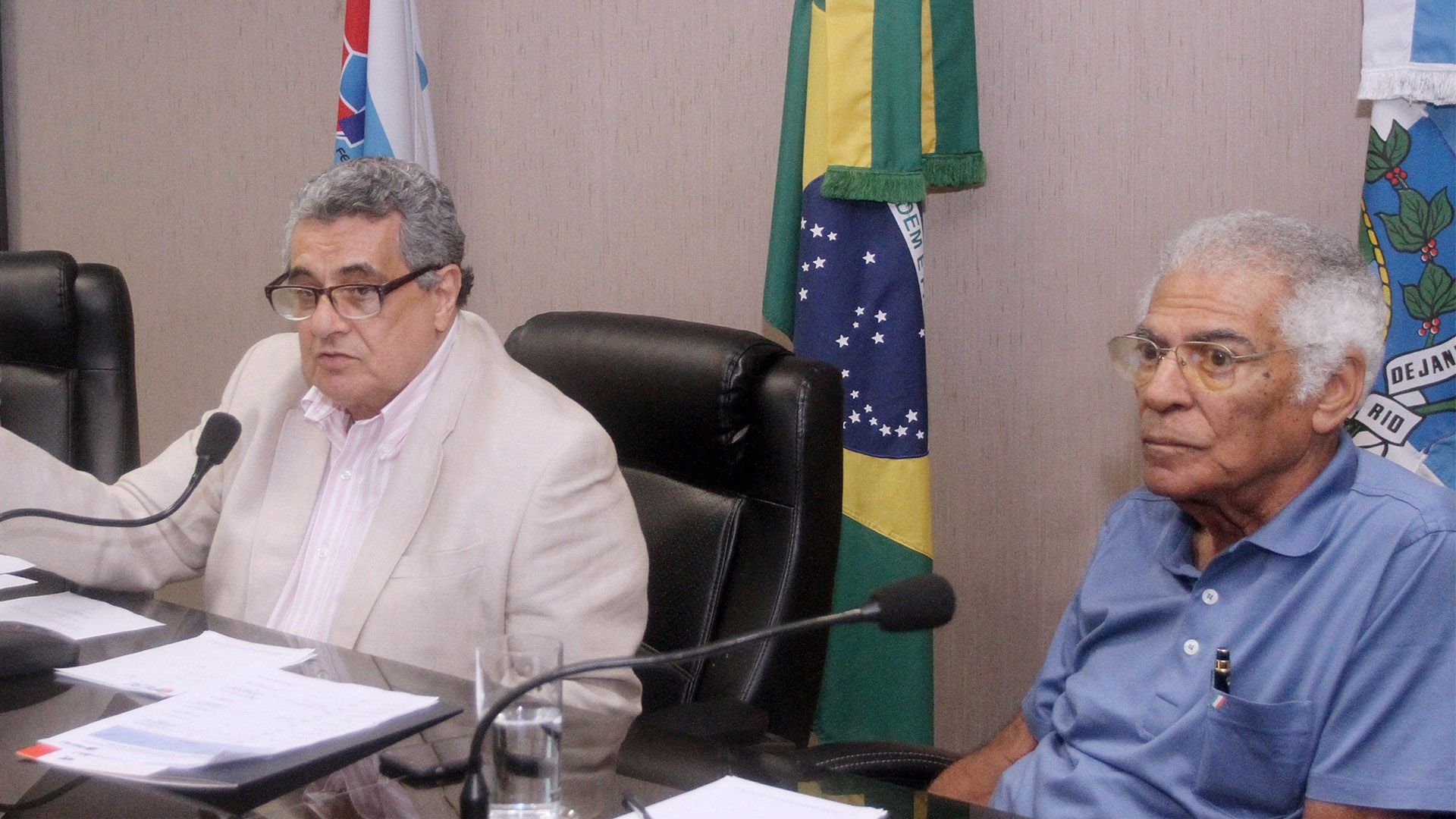 Rubens Lopes presidente Ferj e Jomeri Calomeny VP Ferj 04 12 15