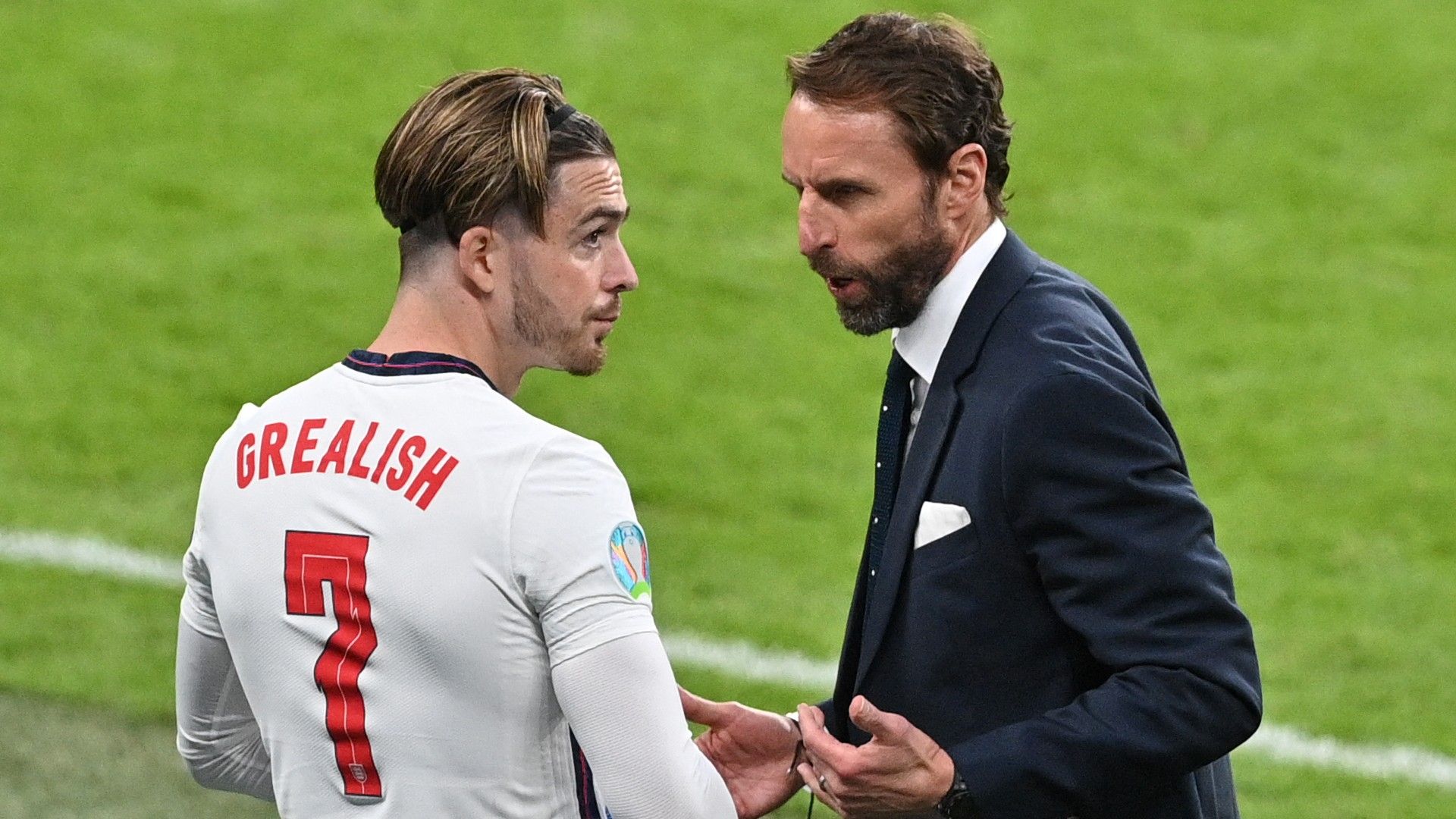 Jack Grealish Gareth Southgate Euro 2020