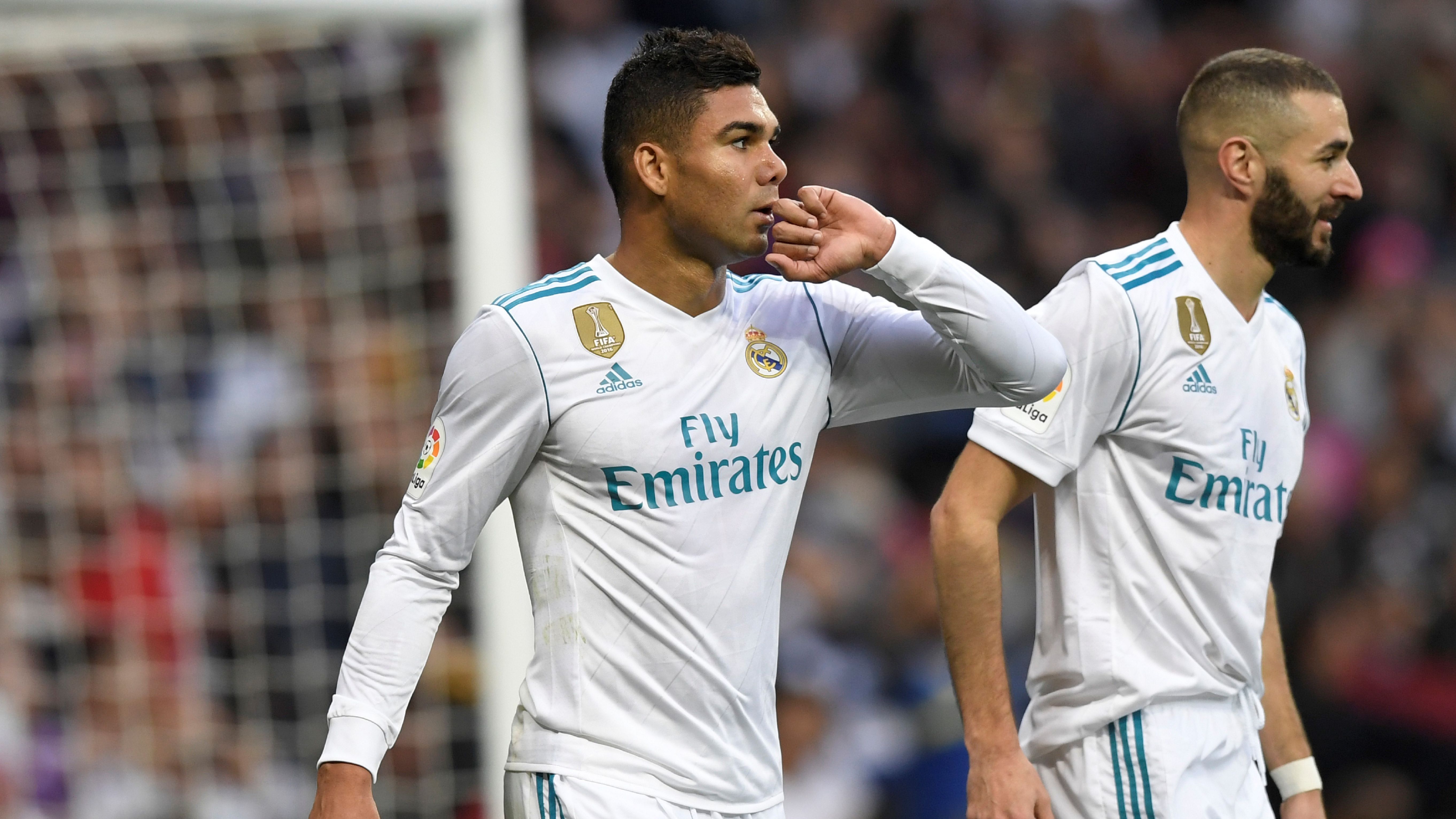 Casemiro Karim Benzema Real Madrid Malaga LaLiga 25112017