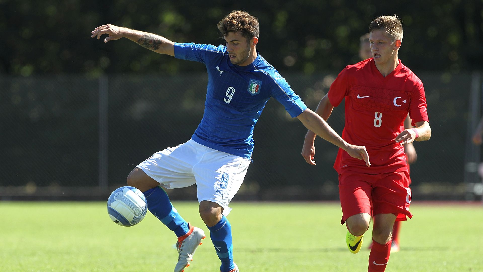 Patrick Cutrone Cihan Kahraman Italien Türkei U19 06092016