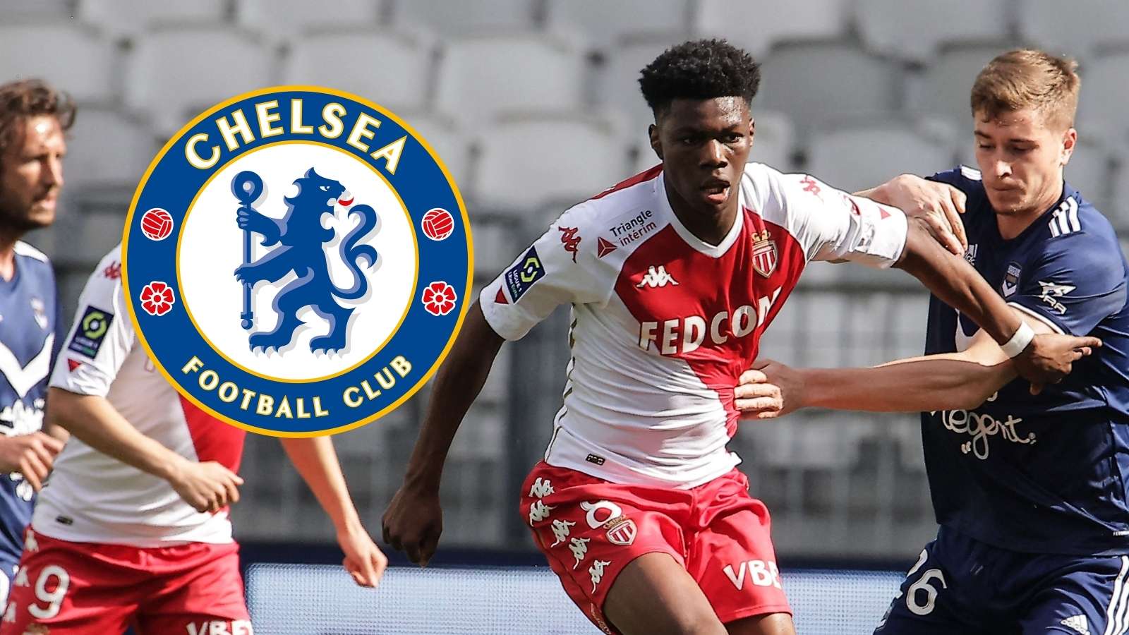 Aurelien Tchouameni Monaco Chelsea GFX