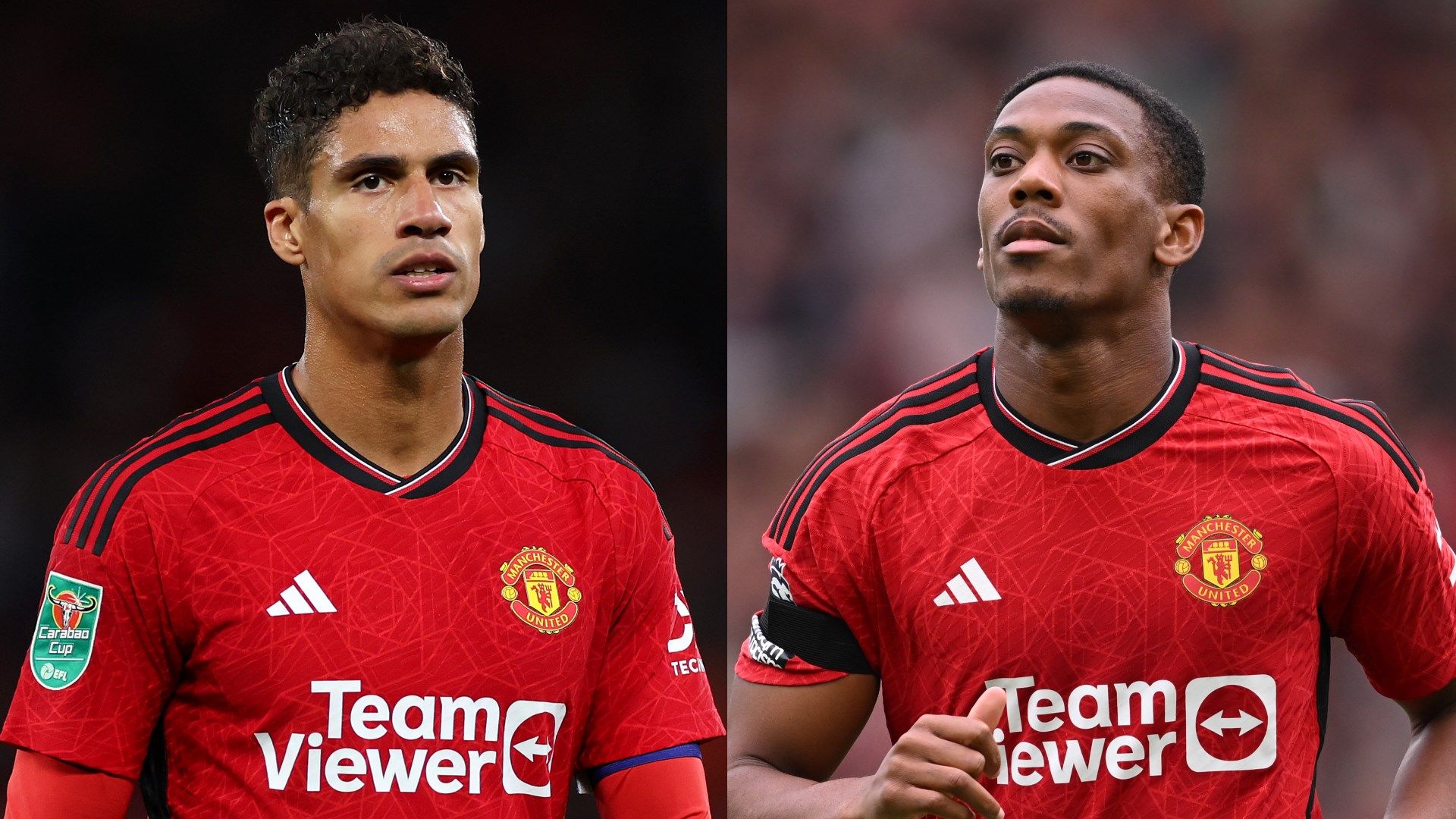 Raphael Varane Anthony Martial Manchester United split