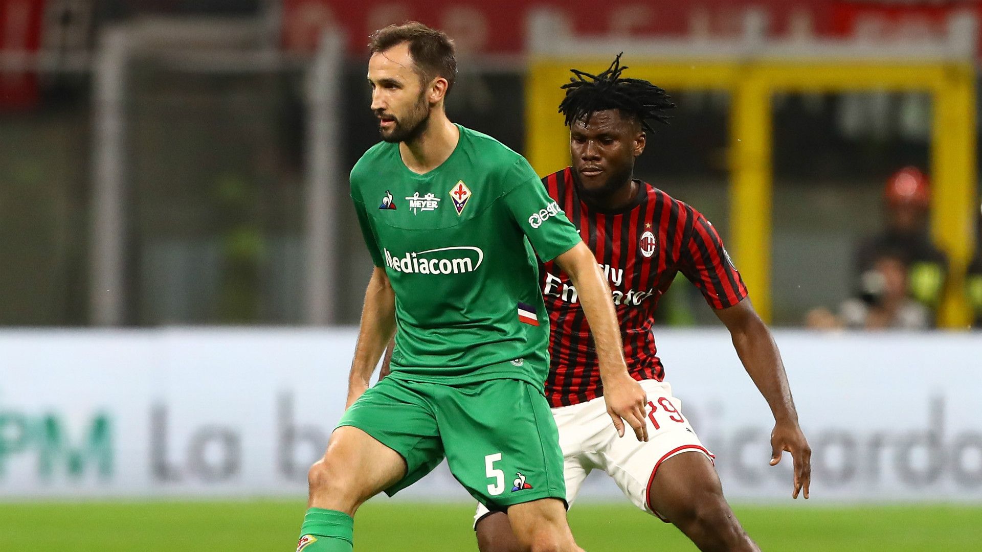 Milan Badelj Franck Kessié Milan Fiorentina