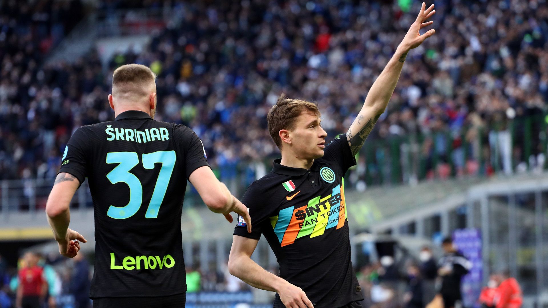 Nicolò Barella Inter Verona Serie A 09042022