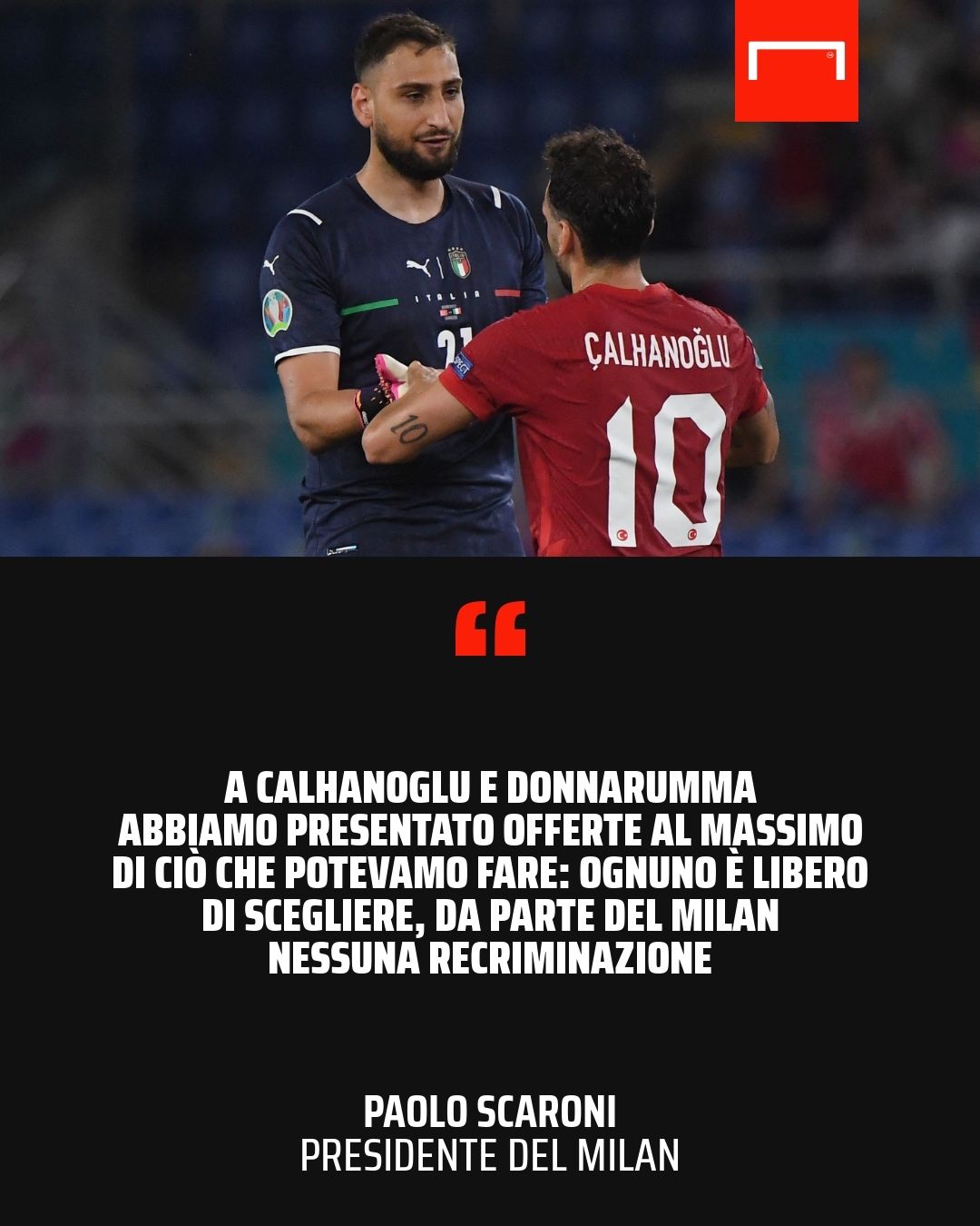 PS Scaroni Calhanoglu-Donnarumma