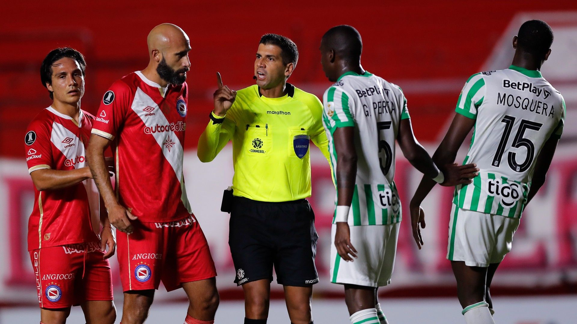 Bruno Arleu Arbitro Argentinos Juniors Atletico Nacional Copa Libertadores