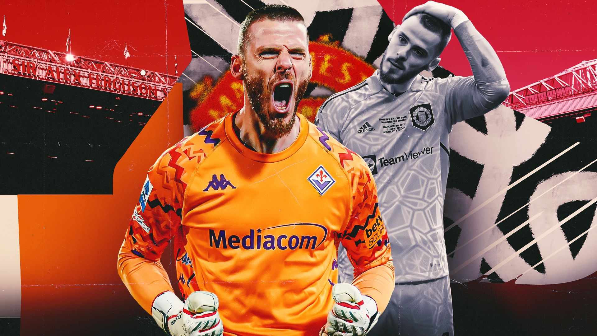 David de Gea Man Utd GFX