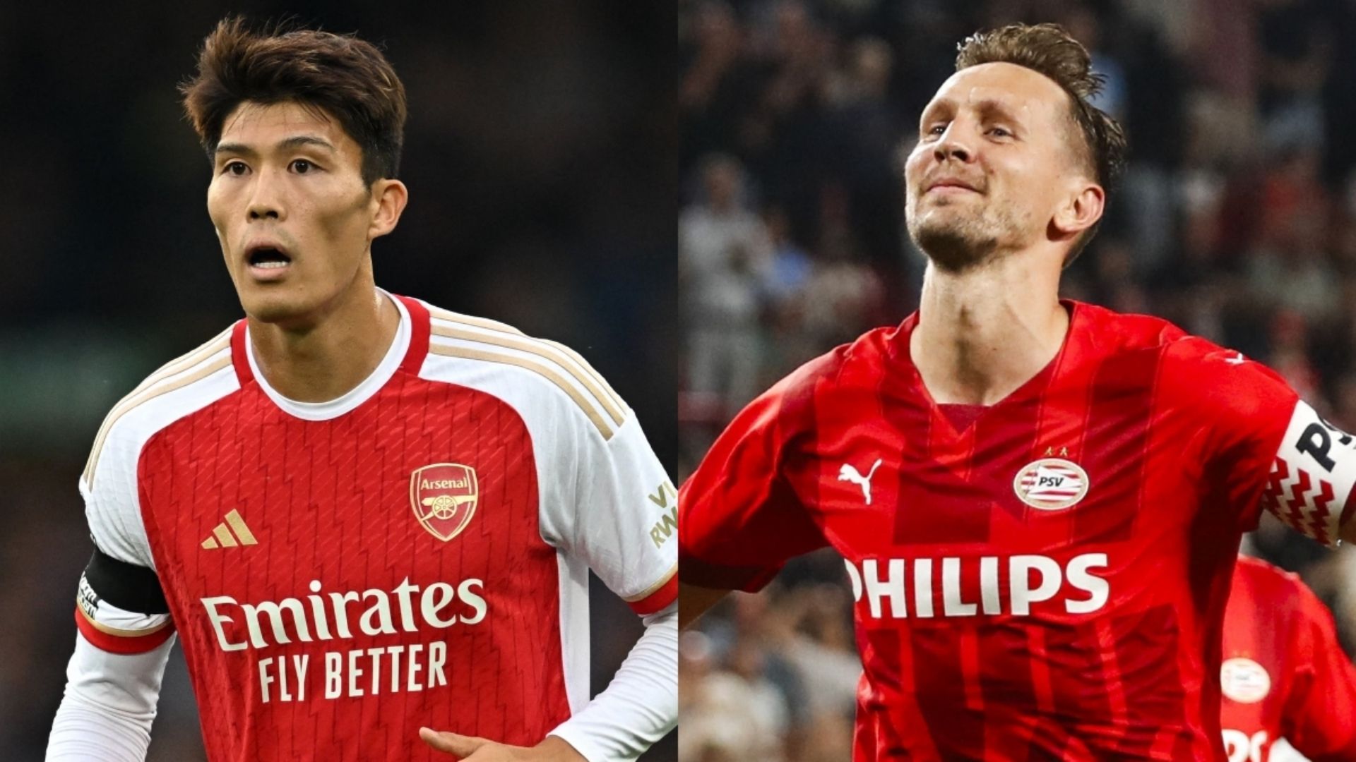 Takehiro Tomiyasu Arsenal Luuk de Jong PSV