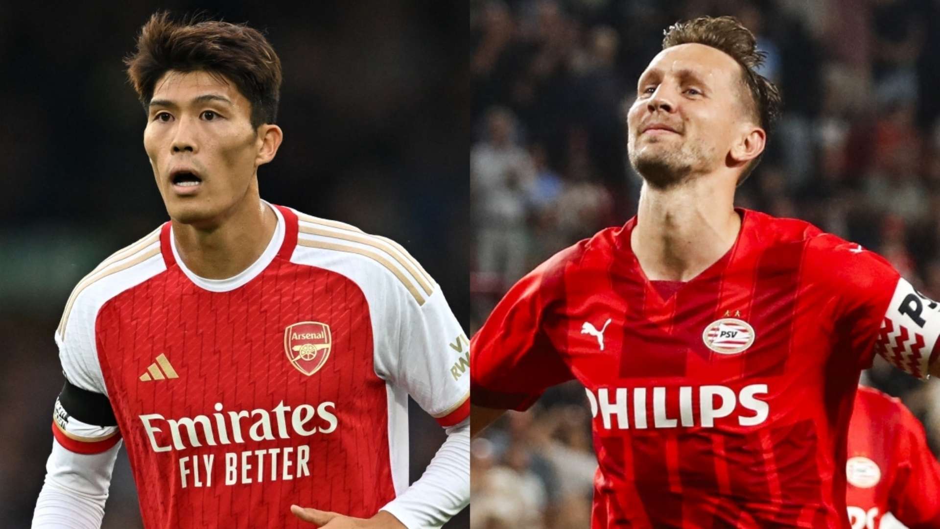 Takehiro Tomiyasu Arsenal Luuk de Jong PSV