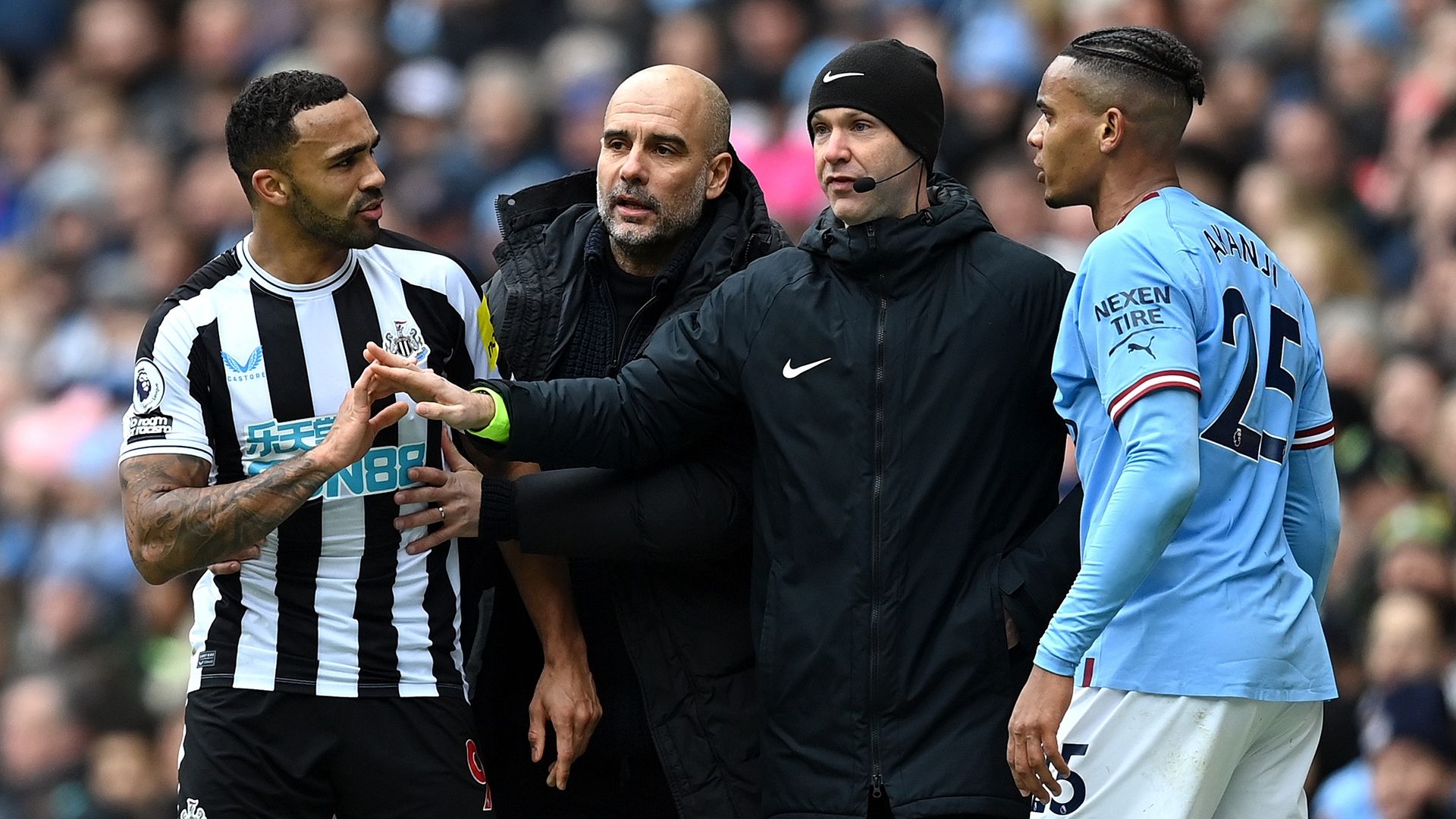 Callum Wilson Manuel Akanji Manchester City Newcastle Premier League 2022-23