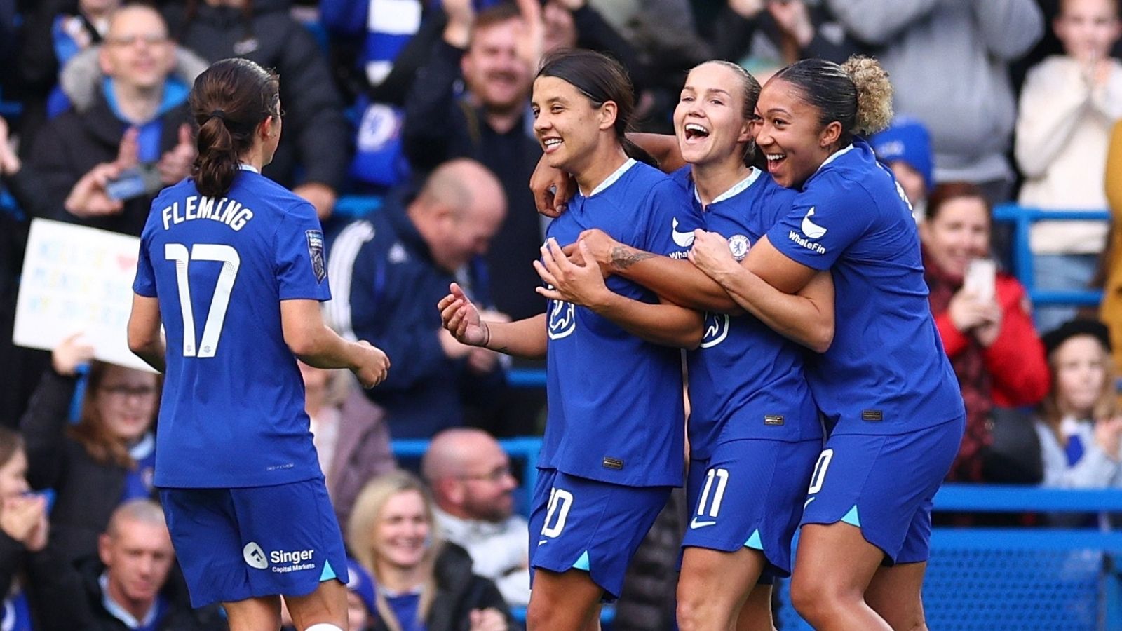 Sam Kerr Guro Reiten Lauren James Chelsea Women 2022-23