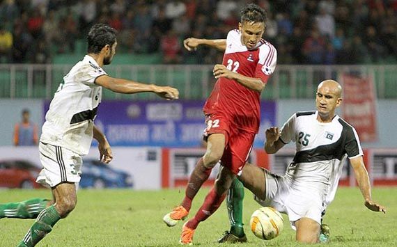 Rohit Chand, Zeshan Rehman, Pakistan vs Nepal, SAFF Cup 2013