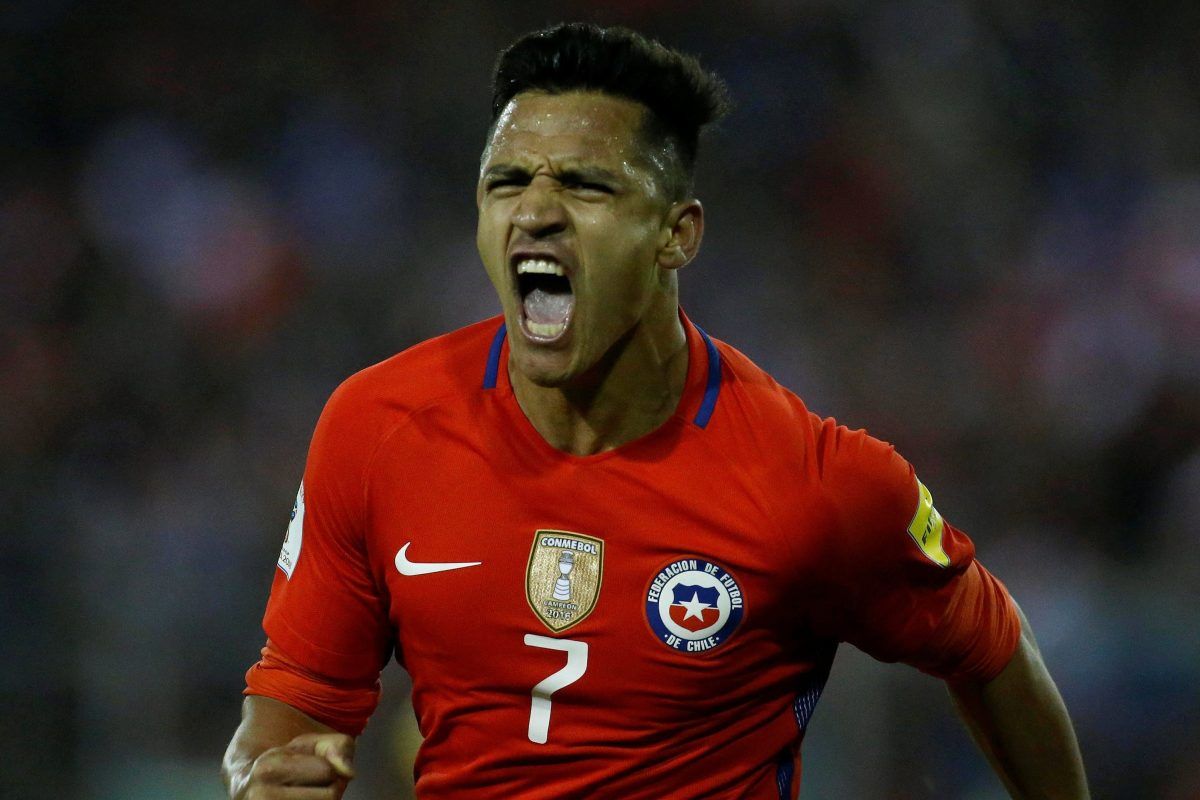 Alexis Sanchez Chile Japan Copa America 2019