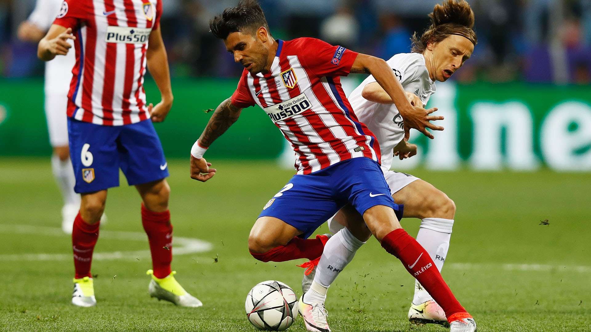 UCL FINAL REAL MADRID ATLETICO AUGUSTO FERNANDEZ LUKA MODRIC 28052016