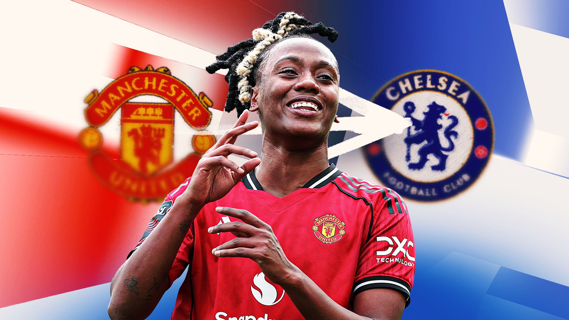 Melvine Malard Chelsea transfer gfx 16:9