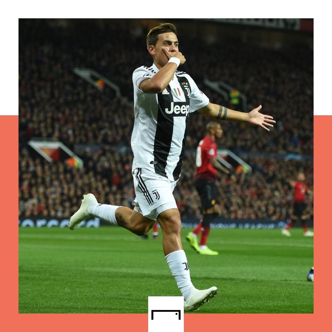 Paulo Dybala Juventus Manchester United Champions League GFX